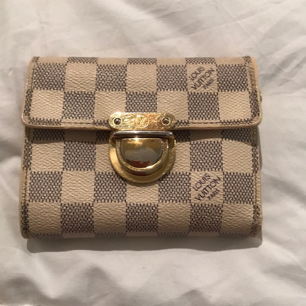❌SOLD❌LV Damier Azur Koala Wallet